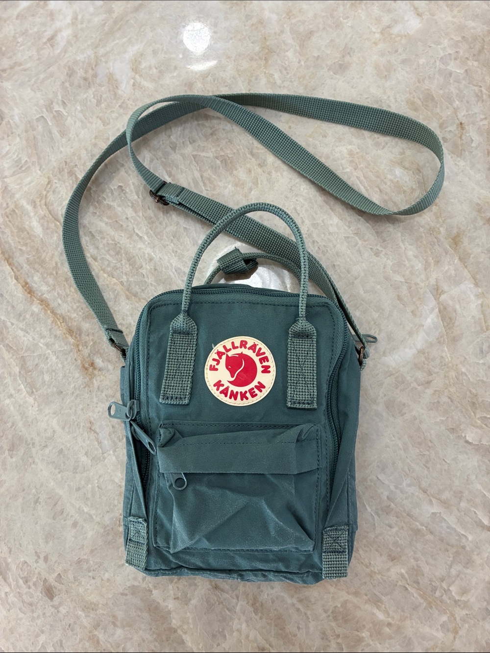 Fjallraven Kånken Mini Sling Bag - blue/green